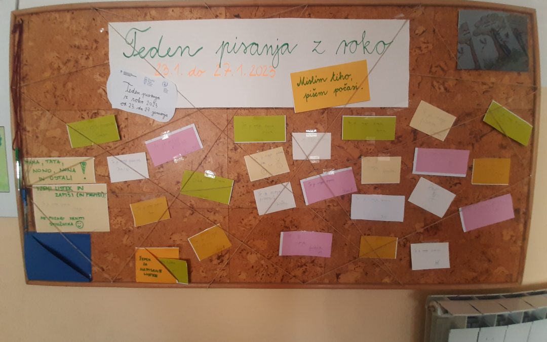 Teden pisanja z roko